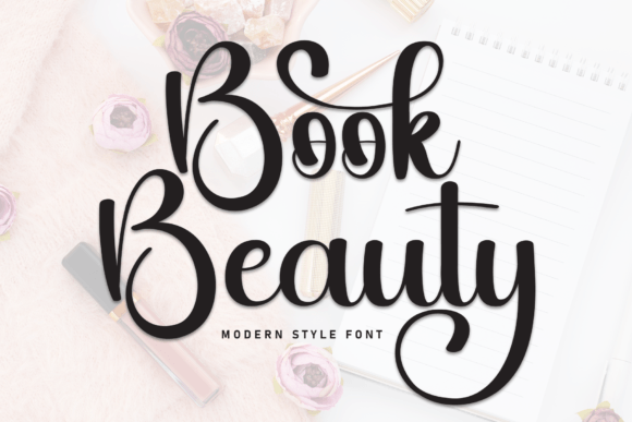 Book Beauty: A Handwritten Display Font with a Sweet and Friendly Touch