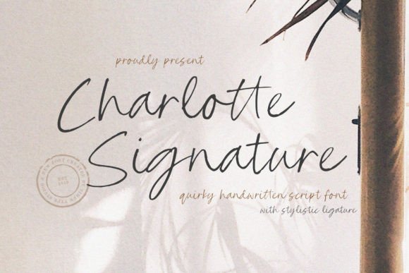 Charlotte Signature: A Playful Font for Creative Expression
