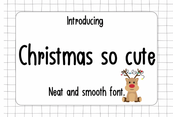 Christmas So Cute Font