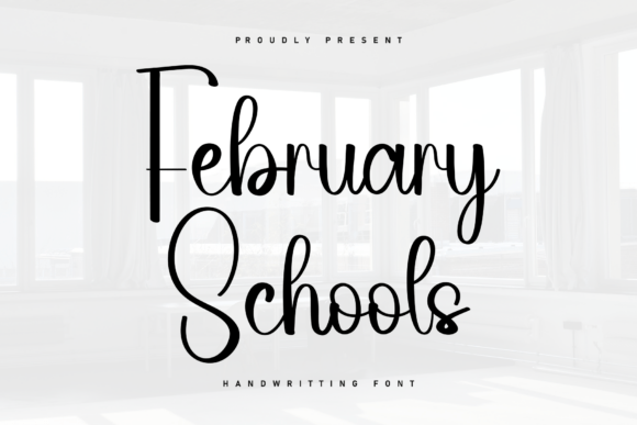 February Schools Font: A Sweet and Beautiful Handwritten Design