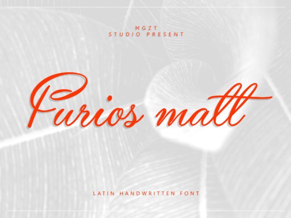 Furios Malt: A Handwritten Script Font for Elegance and Sophistication