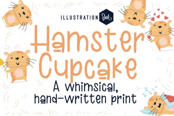 Hamster Cupcake: A Hand-Crafted Font for Creative and Practical Use
