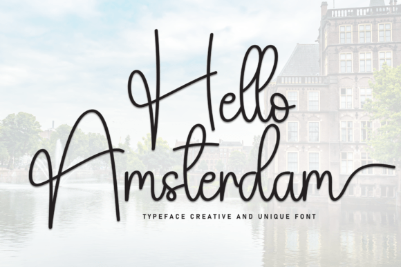 Hello Amsterdam: A Stylish Script Font for Elegant Design