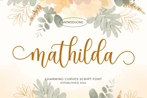 Introducing Mathilda: A Handwritten Font for Elegant and Personal Design