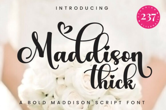Maddison Thick: A Bold Font for Creative Expression