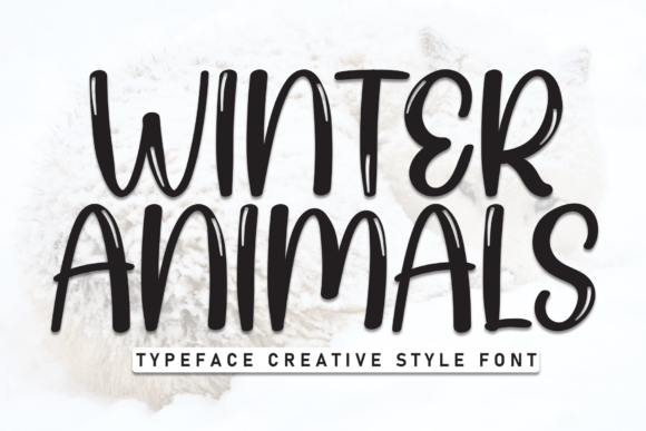 Winter Animals: A Stylish and Elegant Script Font for Creative Design